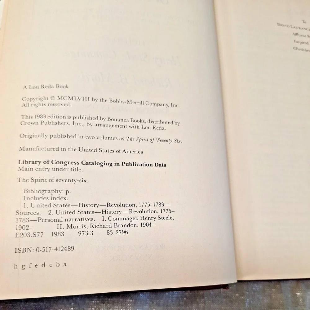 The Spirit Of 'Seventy-Six : The Story Of The American Revolution '76 Vintage